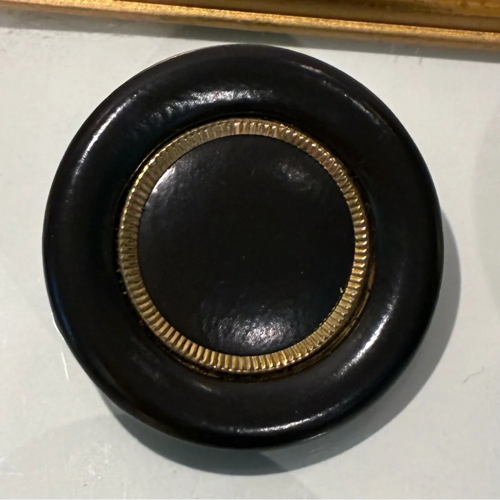 Vintage 1950s/1960s Large Sewing Buttons Set of 4: Black
